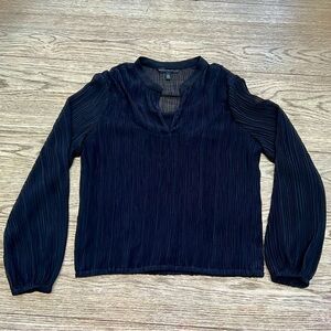 WHBM Black Blouse